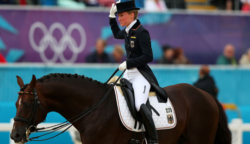 Helen Langehanenberg verpasste in der Dressur Einzel-Bronze nur knapp