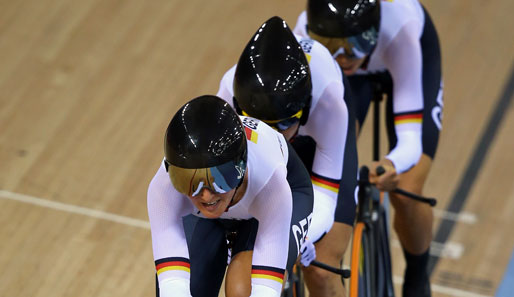 Das deutsche Trio schaffte es mit Rang sieben in die nächste Runde