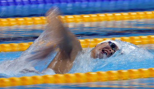 Sun Yang kämpfte zu keinem Zeitpunkt gegen die Konkurrenz, sondern nur gegen die Uhr