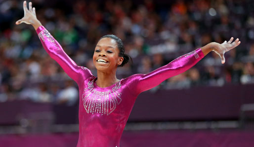 Gabrielle Douglas holte im Mehrkampf bereits ihre zweite Goldmedaille in London