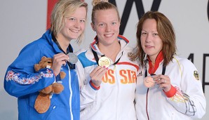 Maike Naomi Schnittger (r.) gewann Silber im Freistil