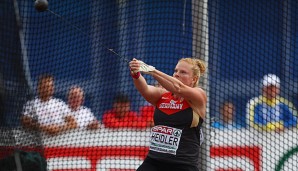 Betty Heidler will zum Abschluss ihrer olympischen Karriere eine Medaille