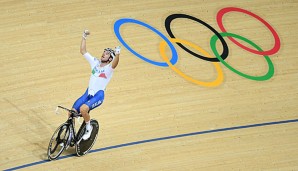 Elia Viviani sicherte sich Gold vor Cavendish