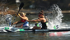 Lisa Carrington pflügte nur so durchs Wasser