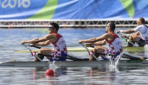 Valent Sinkovic und Martin Sinkovic gingen als amtierende Weltmeister an den Start