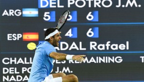 Juan Martin del Potro spielt ein fantastisches Turnier