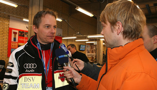 Stefan Schwarzbach (l.), Sprecher des DSV, geht mit den Volunteers hart ins Gericht