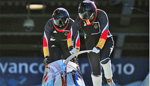 Sandra Kiriasis (r.) wurde bei Olympia nur Vierte