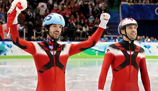 Kanada räumte mit Charles Hamelin und Francois-Louis Tremblay im Einzel und im Team ab