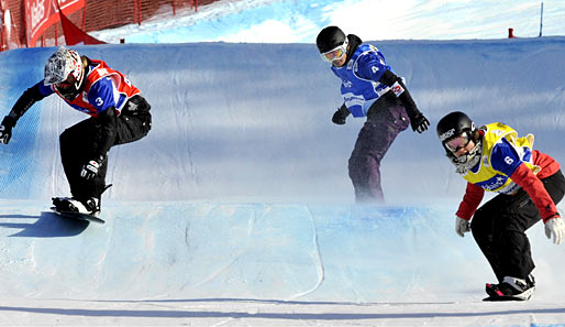 Maelle Ricker setzte sich im Snowboard Cross durch und gewann Gold