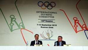 Mark Adams und Thomas Bach sind in Sotschi viel beschäftigt