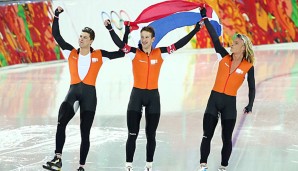 Die Niederländer waren auf dem Eis in der Adler-Arena fast nicht zu schlagen