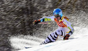 Felix Neureuther hatte mit der stark abbauenden Piste zu kämpfen