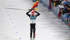 Zweite Goldmedaille: Laura Dahlmeier siegt auch in der Verfolgung.