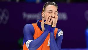 Kjeld Nuis gewann Gold im Eisschnelllauf über 1000 m.