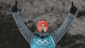 Simon Schempp gewann Silber im Biathlon Massenstart.