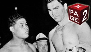 Max Schmeling (r.) gilt als einer der größten deutschen Sportler aller Zeiten