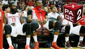 James Harden und Dwight Howard haben derzeit wenig Grund zum jubeln