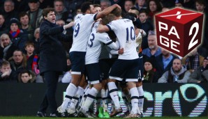 Mauricio Pochettino (l.) steht mit Tottenham auf dem zweiten Tabellenplatz