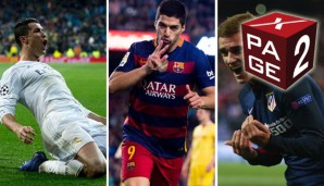 Cristiano Ronaldo, Luis Suarez und Antoine Griezmann haben den Titel im Visier