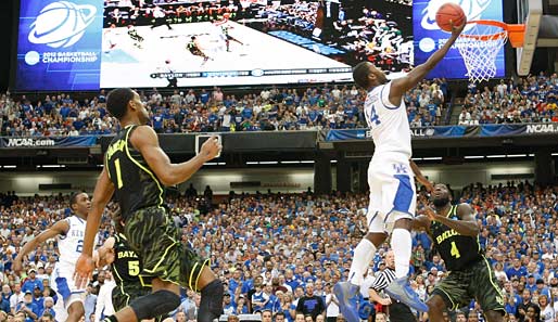 Gegen die Kentucky Wildcats waren die Baylor Bears wie hier immer einen Schritt zu spät