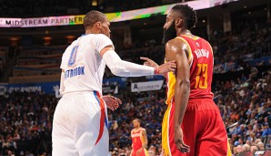 Russell Westbrook und James Harden legen diese Saison aberwitzige Zahlen auf