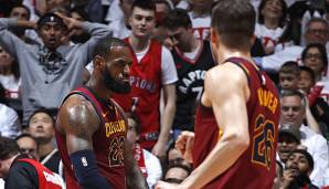 LeBron James erzielte gegen die Toronto Raptors 43 Punkte.