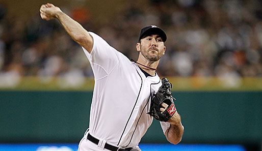 Tigers-Pitcher Justin Verlander warf elf Yankees aus dem Spiel