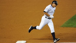 Alex Rodriguez feiert seinen Grand Slam