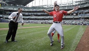 Max Scherzer hatte allen Grund zum jubeln - auch wenn er ads perfekte Spiel knapp verpasste