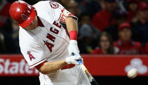 Mike Trout schlug seinen vierten Homerun in Serie