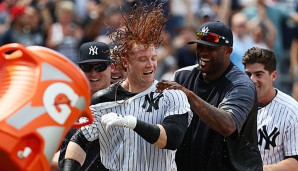 Clint Frazier schlug einen Walk-Off-Homerun gegen die Milwaukee Brewers