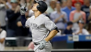 Aaron Judge schlug einen Homerun auf die dritte Etage des Citi Fields