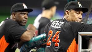 Andre Dawson und Tony Perez (v.l.) sind nicht mehr Teil der Marlins-Organisation