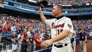 Chipper Jones spielte seine komplette Karriere über bei den Braves