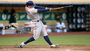 George Springer schaffte sechs Hits gegen die Oakland A's.