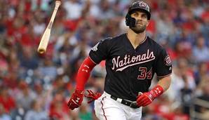 Bryce Harper erzielte drei der 25 Runs gegen die New York Mets.