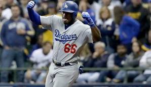 Yasiel Puigs Homerun sorgte für eine klare Führung für die Los Angeles Dodgers in Spiel 7 der NLCS.