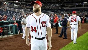 Bryce Harper spielte von 2010 bis 2018 für die Washington Nationals.