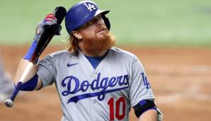 Justin Turner hatte zwei richtungsweisende Hits beim Sieg in Spiel 3 der Los Angeles Dodgers in der World Series.