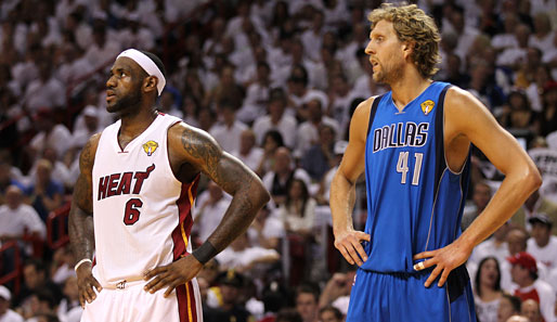 Dirk Nowitzki und LeBron James sehen sich an Weihnachten und Ende März noch mal in Miami