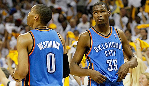 Harmonieren Kevin Durant (r.) und Russell Westbrook, werden sie die Northwest Division dominieren