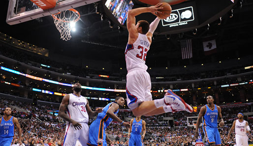 Kommt ein Griffin geflogen... Der Clippers-Forward ließ es gegen die Thunder richtig krachen