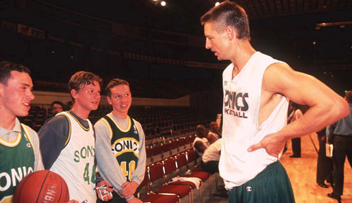 Detlef Schrempf am Zenit: 1996 erreichte er mit Seattle die NBA-Finals