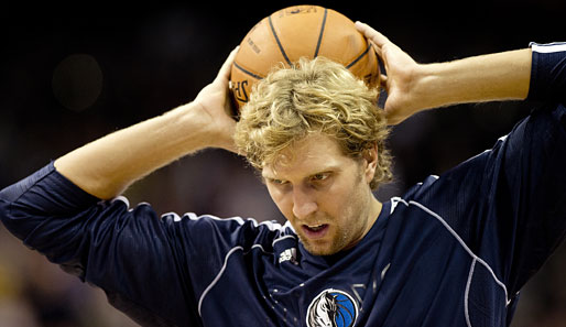 Dirk Nowitzki kam ohne Probleme durch das Trainingsspiel der Mavs