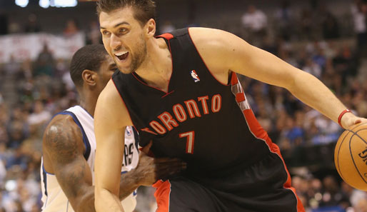 Ist der Italiener Andrea Bargnani nicht länger bei den Toronto Raptors erwünscht?