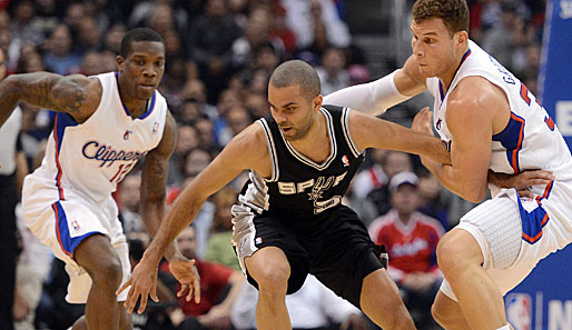 San Antonios Tony Parker war auch mit unfairen Mitteln nicht von den Clippers zu stoppen