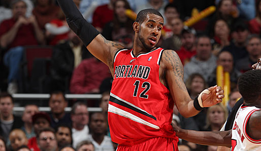 War früh, häufig und spät zur Stelle: Topscorer LaMarcus Aldridge (28 Punkte).