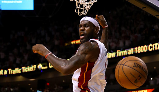 LeBron James war mit 32 Punkten bester Spieler in Game 7 der Eastern Conference Finals