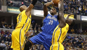 David West und die Pacers machten mit 18 Blocks die Zone gegen die Orlando Magic dicht